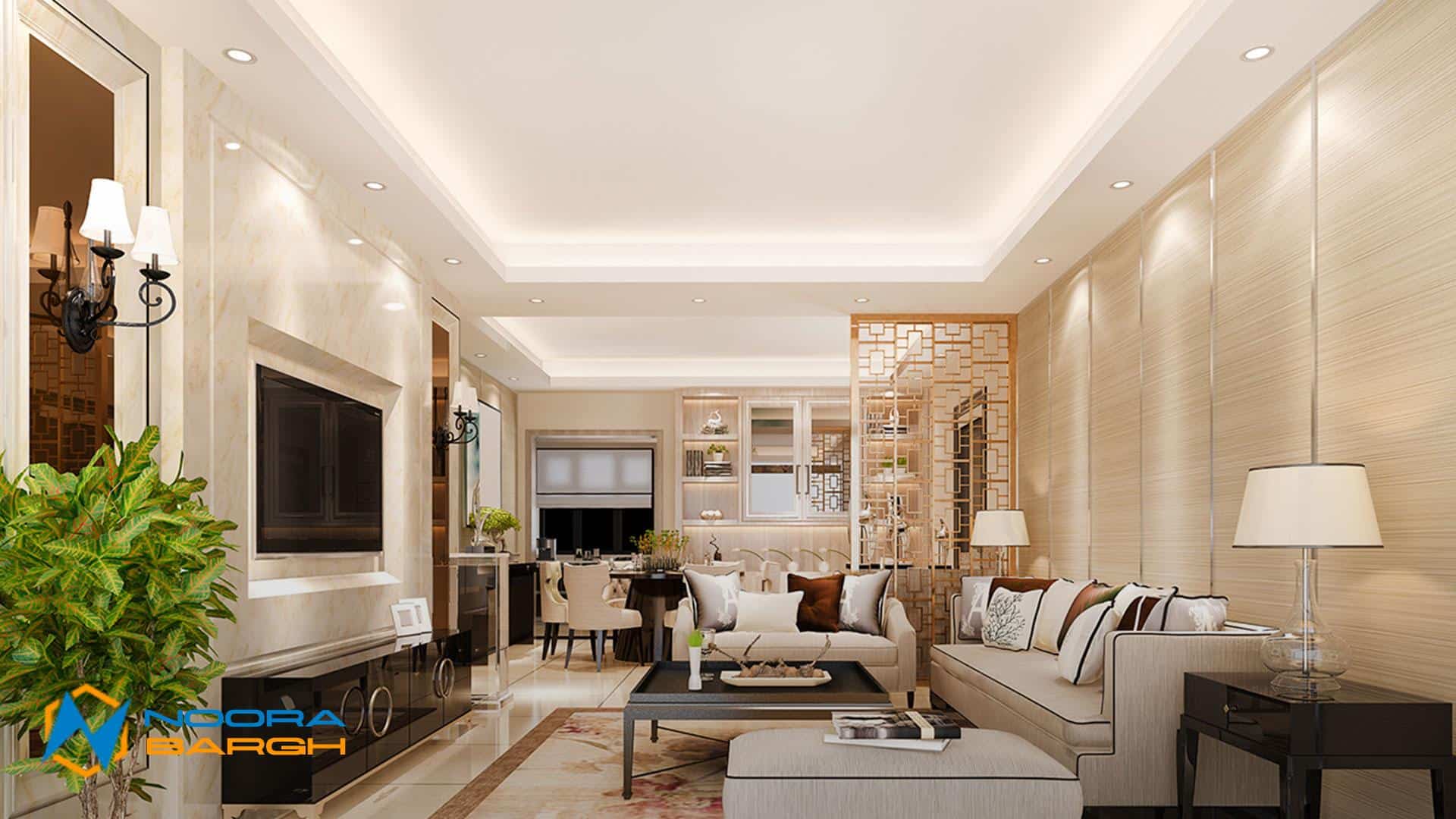 نورپردازی در نشیمن