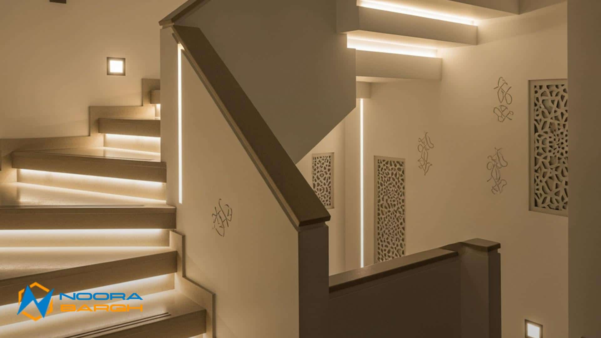 نورپردازی در راهپله